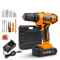 Dual-Speed Cordless Lithium Drill & Electric Screwdriver