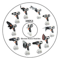 Versatile Woodworking Tool Set with 10 Functions