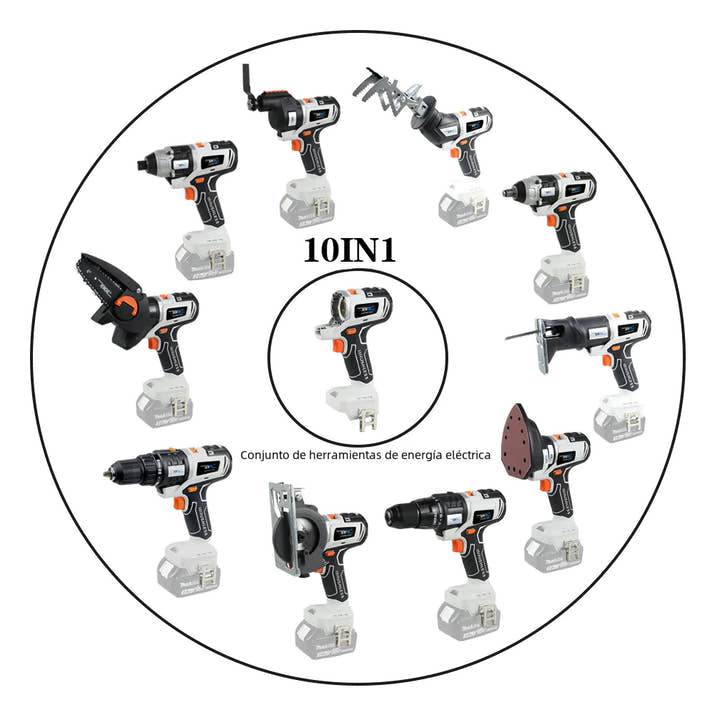 Versatile Woodworking Tool Set with 10 Functions