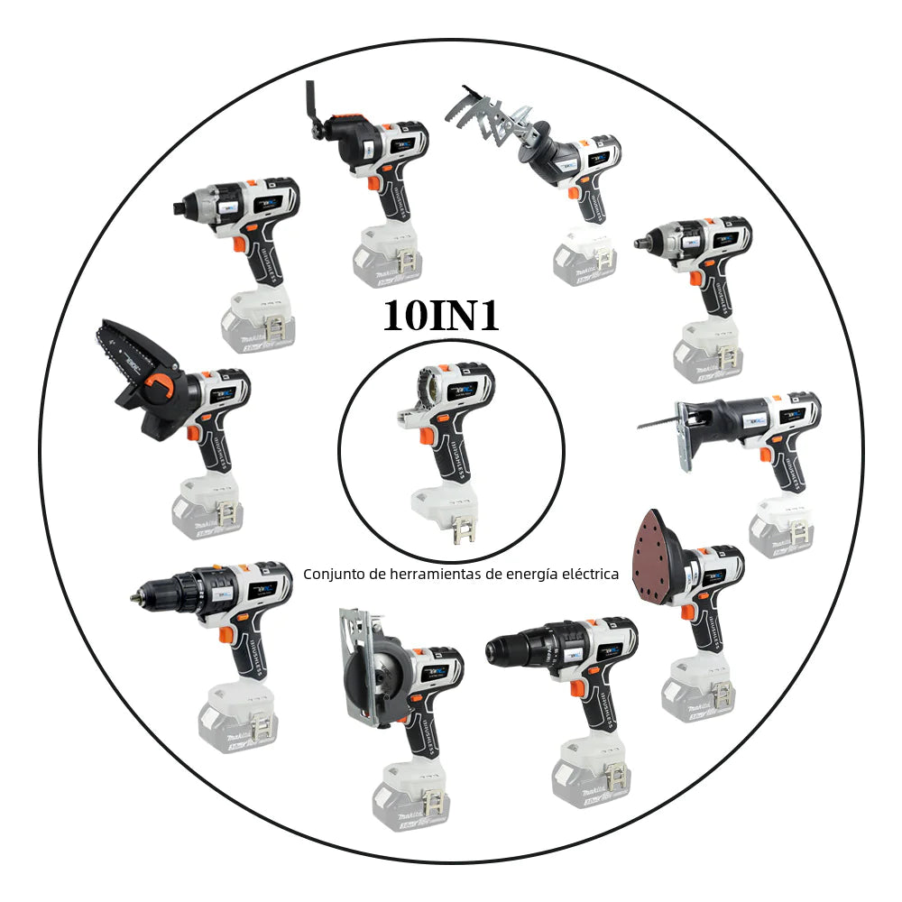 Versatile Woodworking Tool Set with 10 Functions