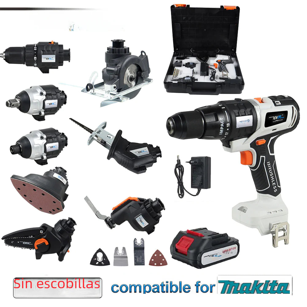 Versatile Woodworking Tool Set with 10 Functions