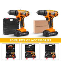 Dual-Speed Cordless Lithium Drill & Electric Screwdriver